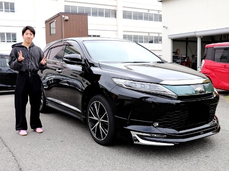 トヨタ　ハリアー　ご納車　Ｋ様