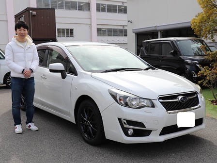 スバル　インプレッサスポーツ　ご納車　Ｉ様