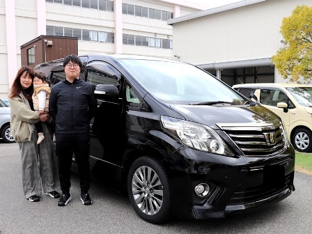 トヨタ　アルファード　ご納車　Ｉ様