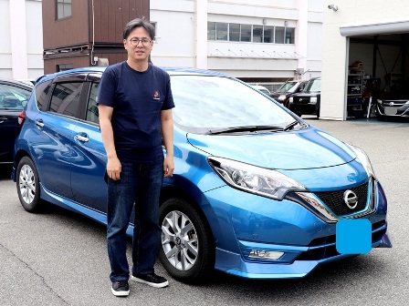 ニッサン　ノート　ご納車　Ｆ様