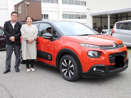シトロエン　Ｃ３　ご納車　Ｎ様