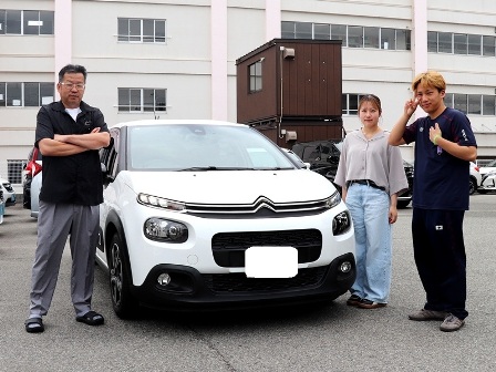 シトロエン　Ｃ３　ご納車　Ｎ様
