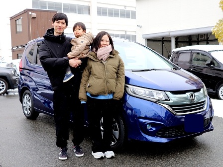 ホンダ　フリード　ご納車　Ｓ様