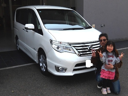 ニッサン　セレナ　ご納車　Ｓ様