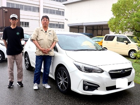 スバル　インプレッサスポーツ　ご納車　Ｎ様