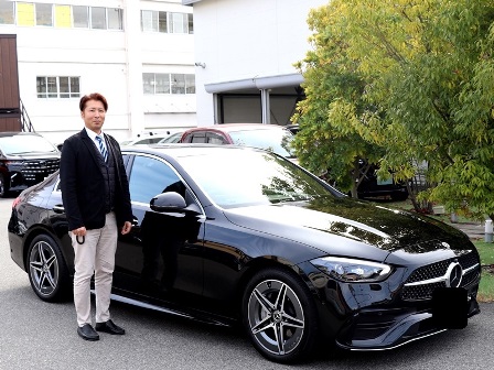 メルセデスベンツ　Ｃ２２０ｄ　ご納車　Ｆ様
