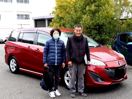 マツダ　プレマシー　ご納車　Ｈ様