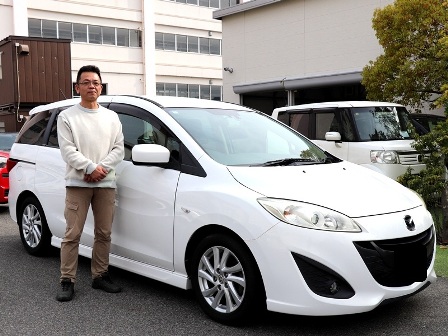 マツダ　プレマシー　ご納車　Ｍ様