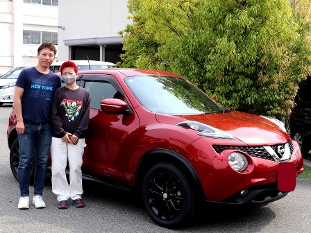 ニッサン　ジューク　ご納車　Ｔ様