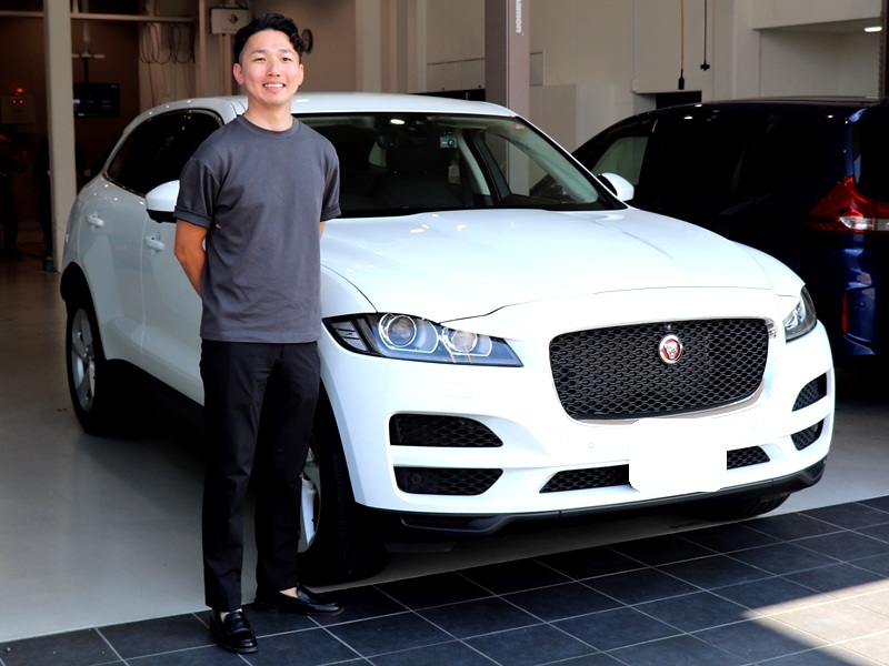 ジャガー　Ｆペイス　ご納車　Ｋ様